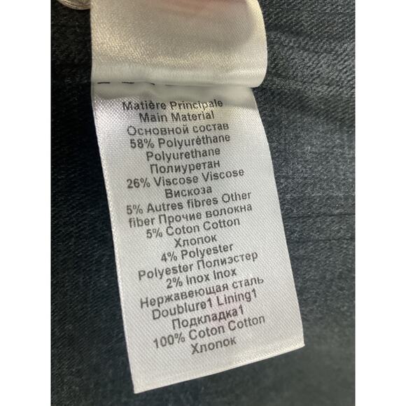 Isabel Marant �toile 'Angele' Black Faux-Leather Midi-Skirt Size 2 - Picture 5 of 5